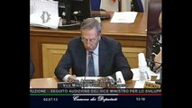 Roma - L'audizione del Vice Ministro Antonio Catricalà (02.07.13)