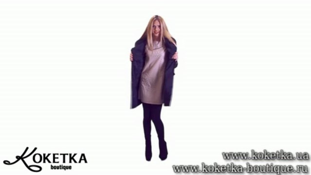 KOKETKA BOUTIQUE - Пуховик черного цвета с гипюровыми вставками по бокам.