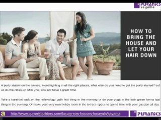 Puraniks Sayama - Row Houses in Lonavala