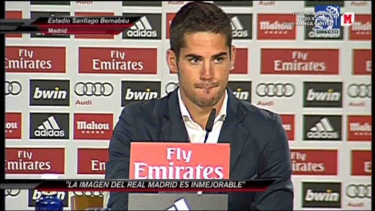 Presentación Isco: Rueda de prensa