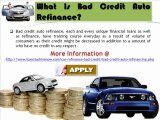 Auto Refinance With Bad Credit From Online Lenders