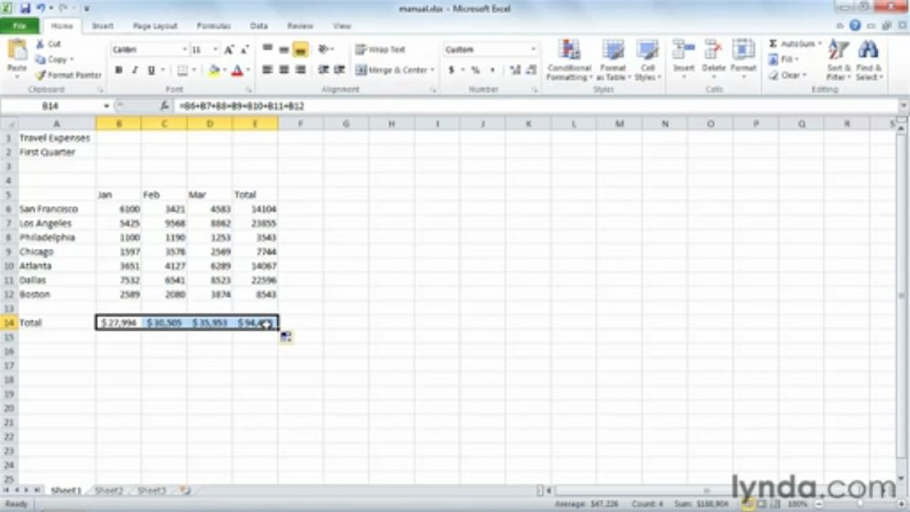 0303 Adding numbers manually