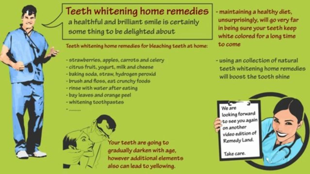 Teeth whitening home remedies
