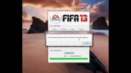 Générateur de Points FIFA 13 Gratuit $ Juillet 2013 Update PS3, XBOX 360, PC
