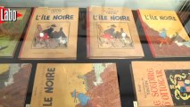 Exposition Tintin avant mise aux enchères