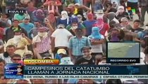 Campesinos colombianos aseguran que el Gobierno no quiere diálogo
