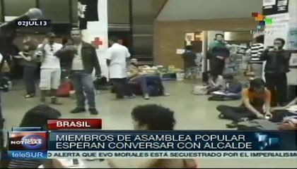 Brasil: Gran protesta en Belo Horizonte