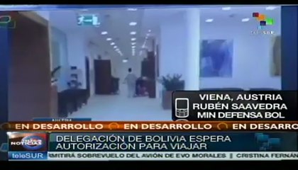 Presidente Evo Morales aún permanece en Viena