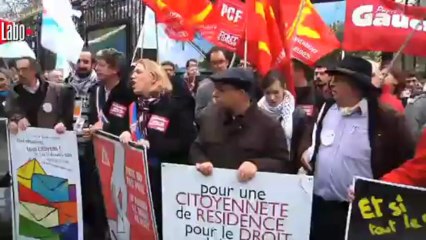 Manifestation pour/contre le droit de vote des étrangers