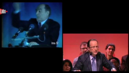Quand Hollande prend la pose mitterrandienne