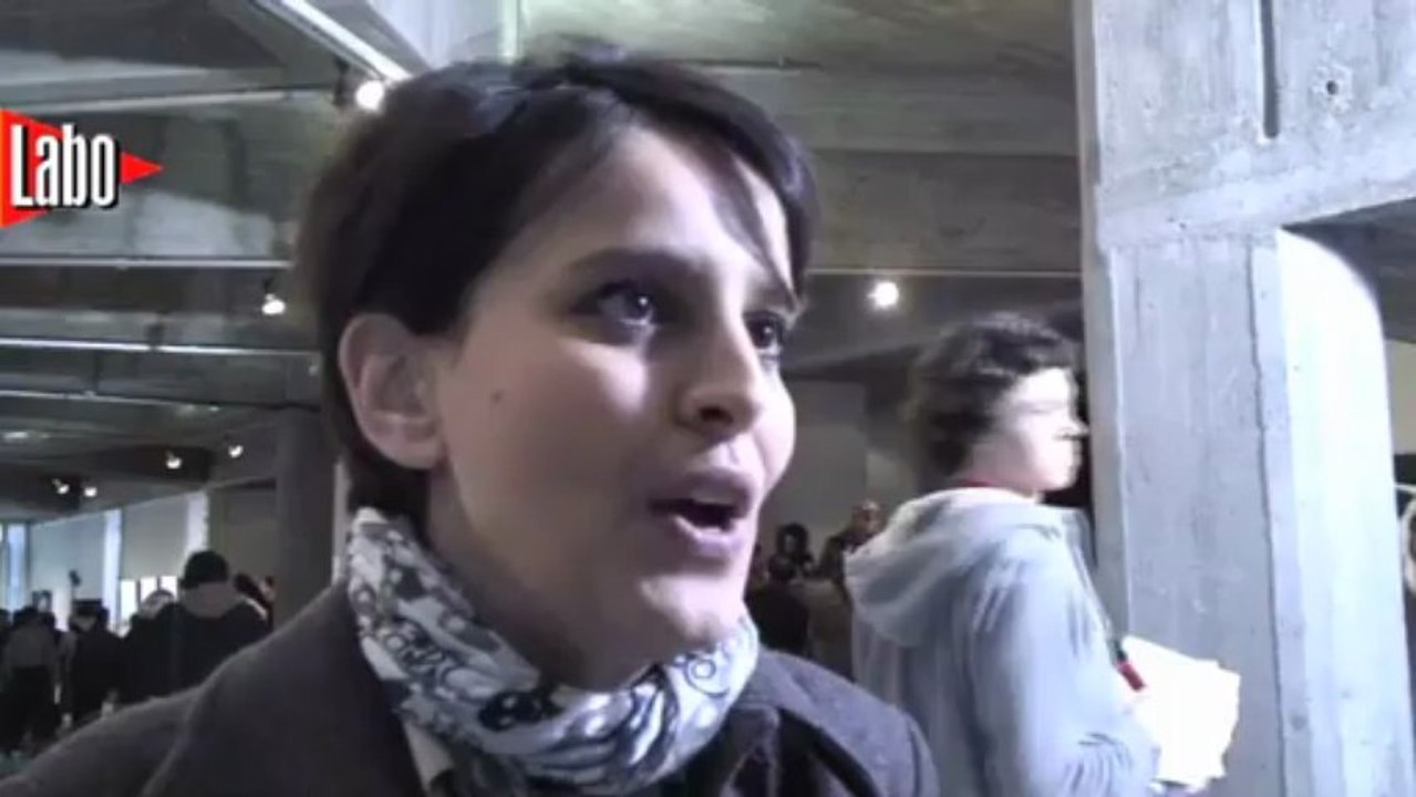 Najat Belkacem au forum Libé