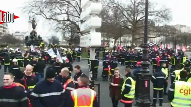 Manifestation des pompiers