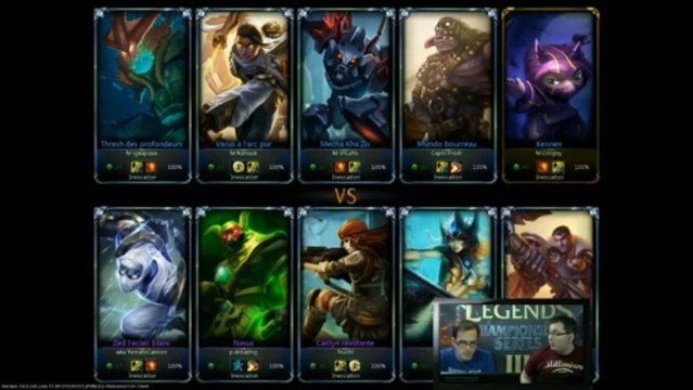 aAa vs Millenium sur LoL game 2
