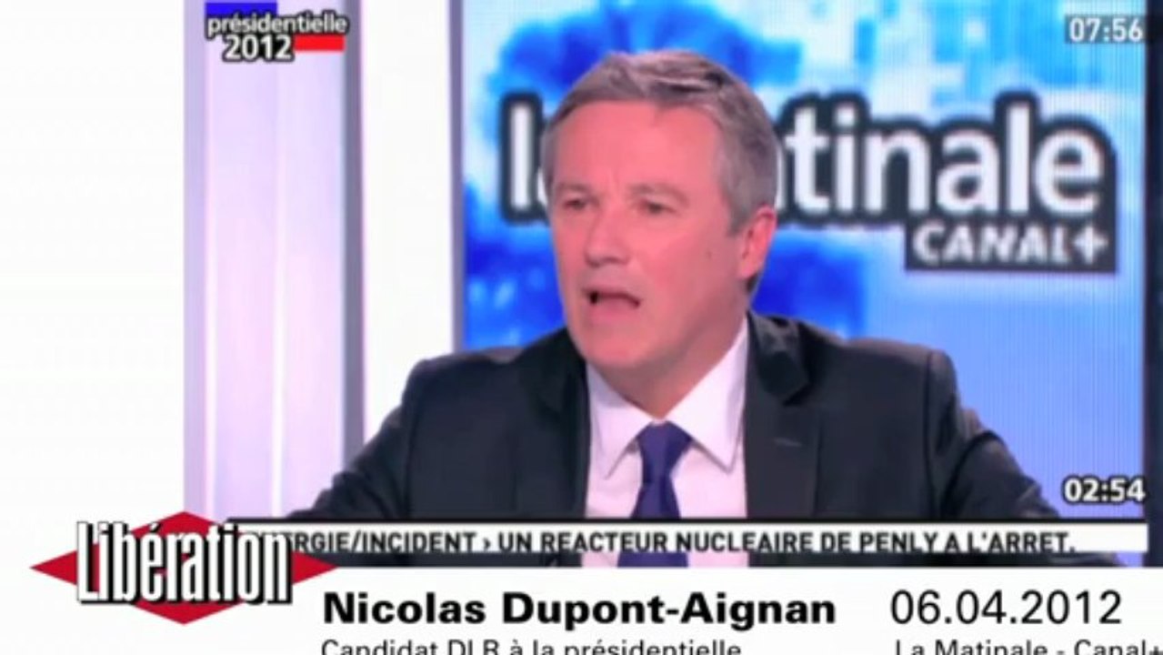 Dupont-Aignan, le politique du pire