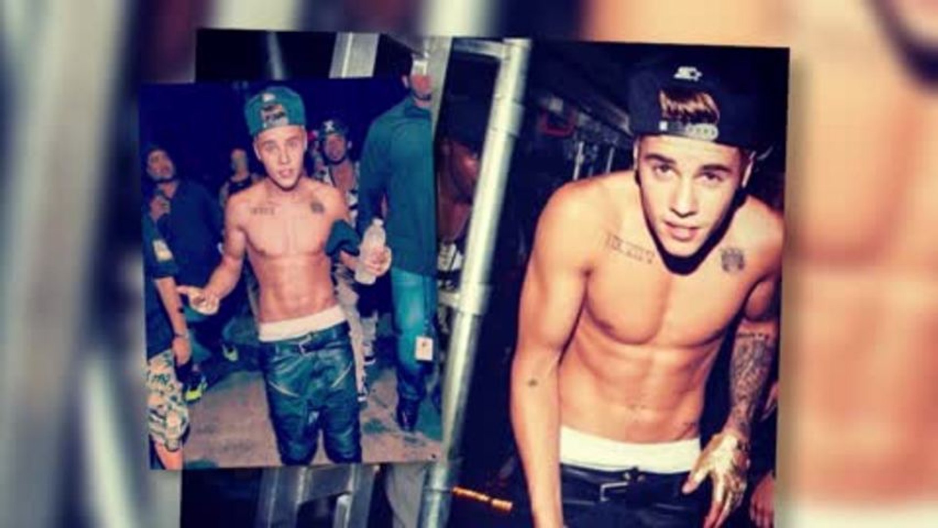 Justin Bieber dévoile son torse sans t-shirt