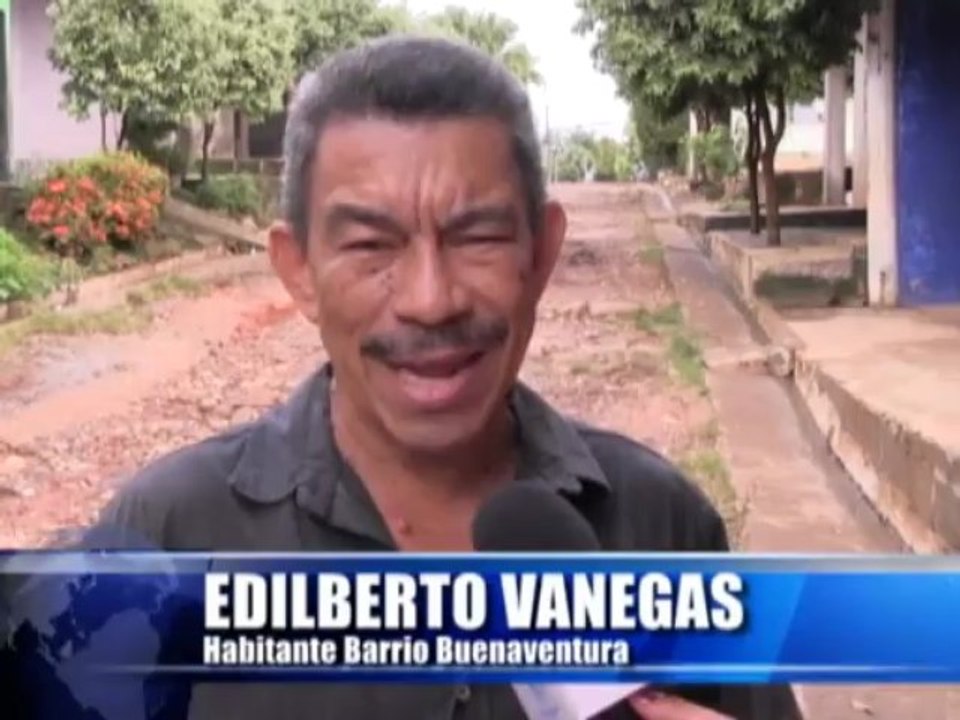 Hoy los habitantes del barrio Buenaventura denuncian el mal estado de sus vías-