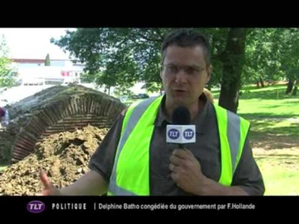 Vestige : 1 aqueduc romain à la faculté du Mirail (Toulouse)