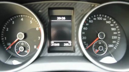 Balayage des aiguilles Golf 6 GTI 2010