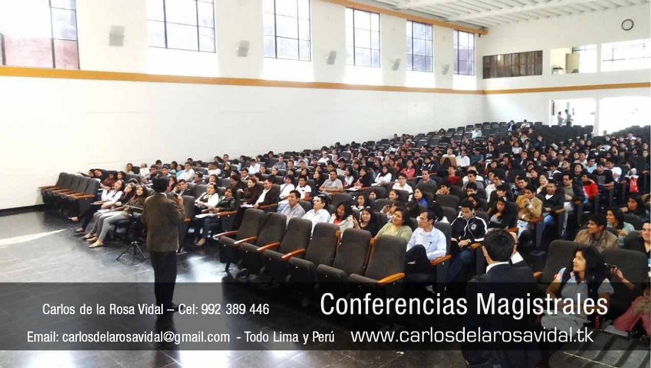 Carlos de la Rosa Vidal: Expositor Liderazgo