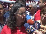 Trabajadores del sector salud protestaron ante el ministerio para exigir firma del contrato colectivo