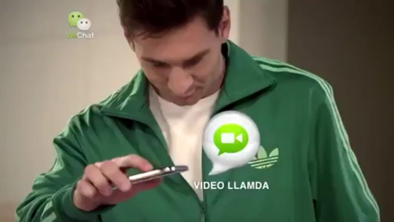 Messi - sa nouvelle pub pour WeChat