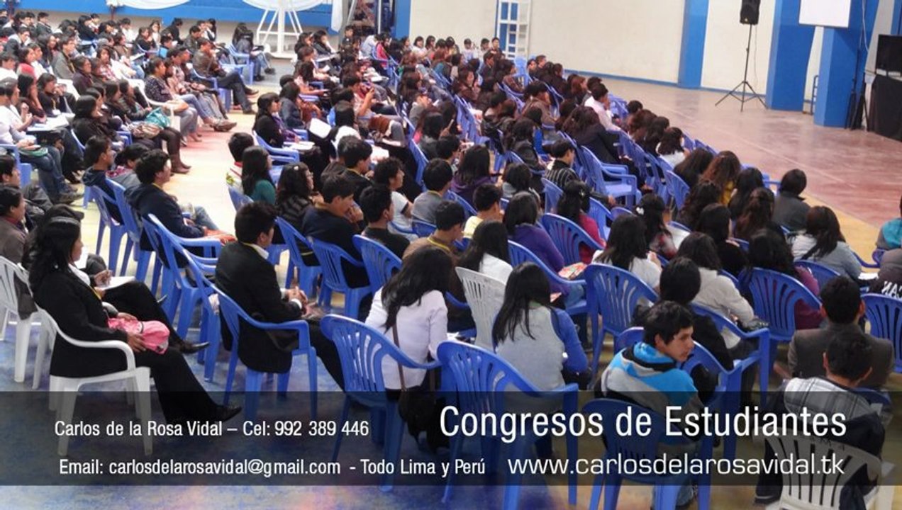 Carlos de la Rosa Vidal: Expositor en Liderazgo
