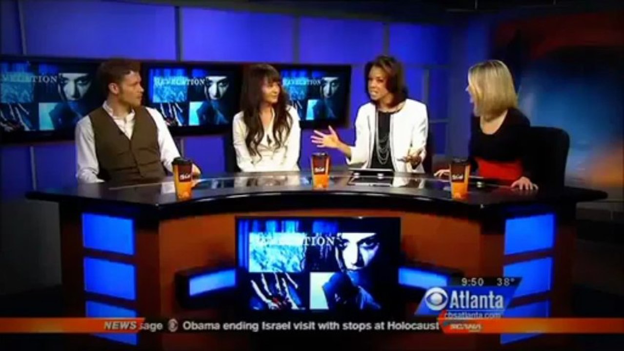 2013.03.22 Joseph Morgan & Persia White @ CBS Atlanta