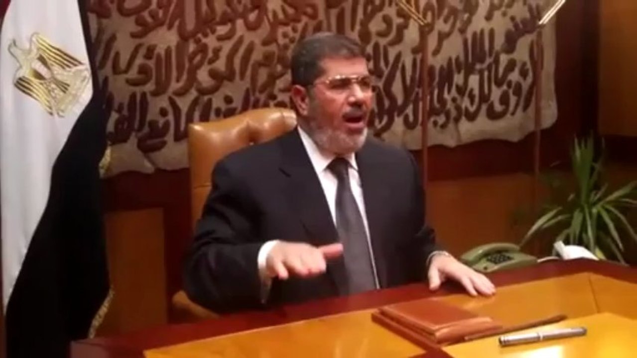 رسالة من السيد الرئيس محمد مرسي الي الشعب المصري - YouTube