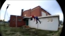 EPIC FAIL : jump from the roof - headshot!
