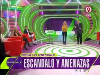 Pronto.com.ar Rinaldi le responde a Cristian U