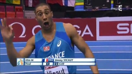 60m - Jimmy Vicault (ChE 2013 d'athlétisme en salle - Göteborg)
