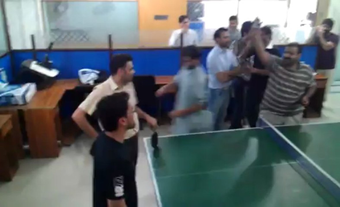 Epic Table Tennis Match