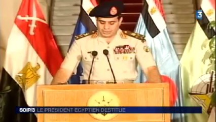 Le président égyptien destitué