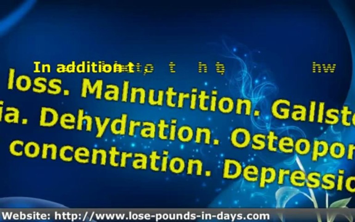 Dangers Of Diets - Low Calorie Diet