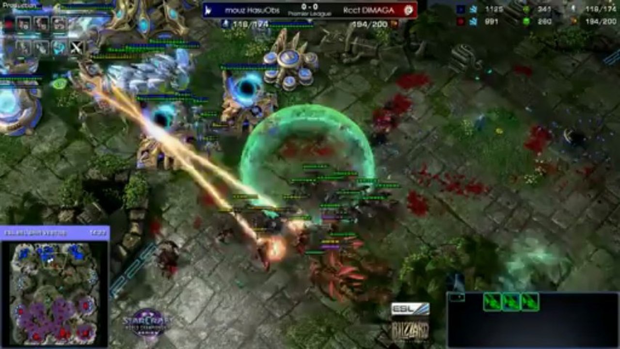 HasuObs vs DIMAGA - Game 1 - WCS Saison 2 - Starcraft 2