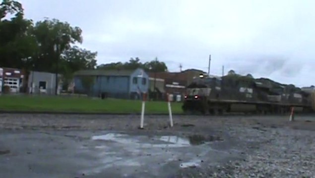 Norfolk Southern autorack train northwest through Austell Ga.