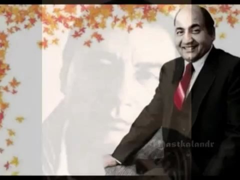 Mere Sathi Khaa Li Jaam-Sahir Ludhianvi - Roshan - Rafi..Dooj Ka Chand1964.