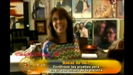 Cassandra Sánchez Navarro en casting para villana en Bodas de Odio