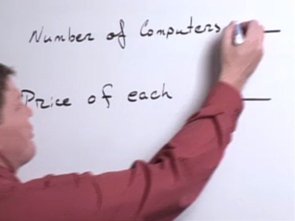 Simple Multiplication Word Problem