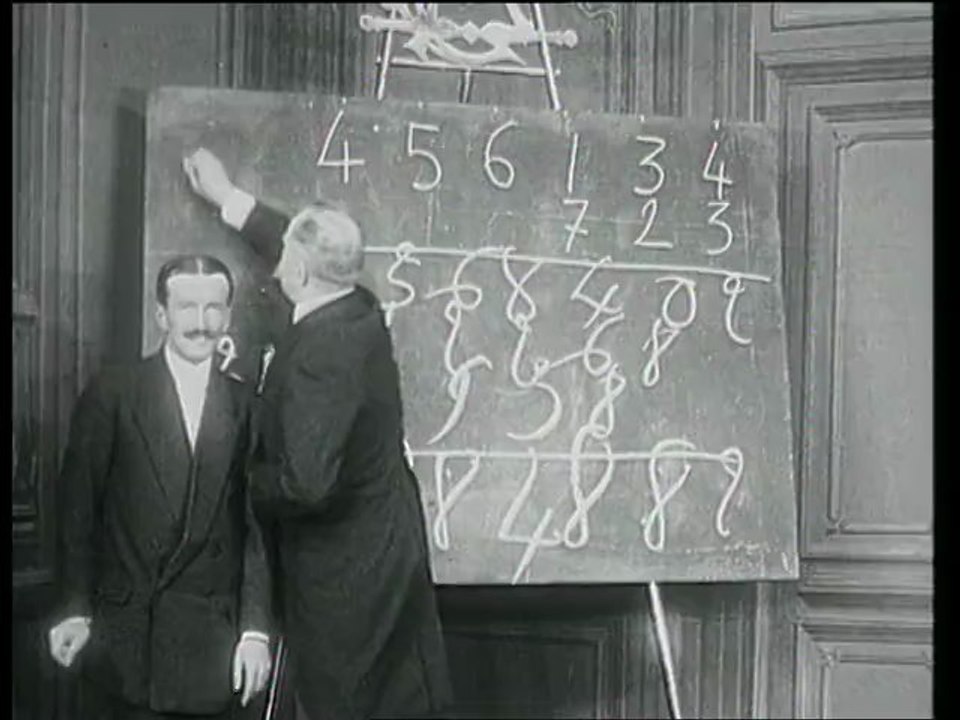 Actualités Gaumont : deux calculateurs prodiges à Paris