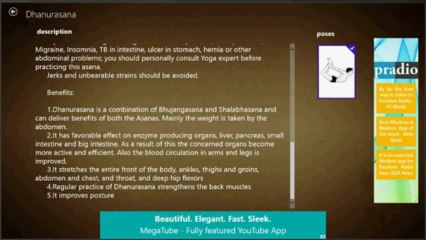 view Asana Description_Yoga Health_windows8