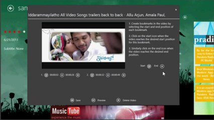 How to create  Video Mix_Video Mix_windows8