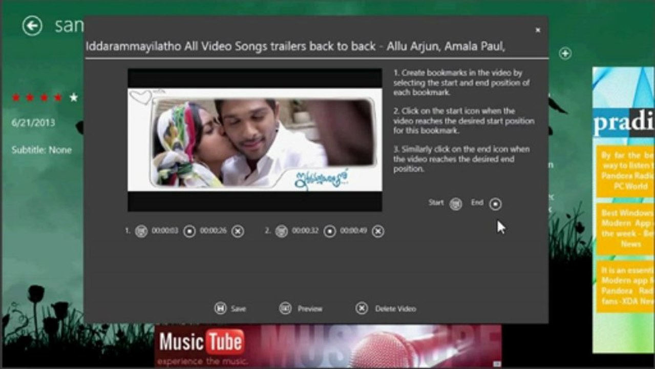 How to create  Video Mix_Video Mix_windows8