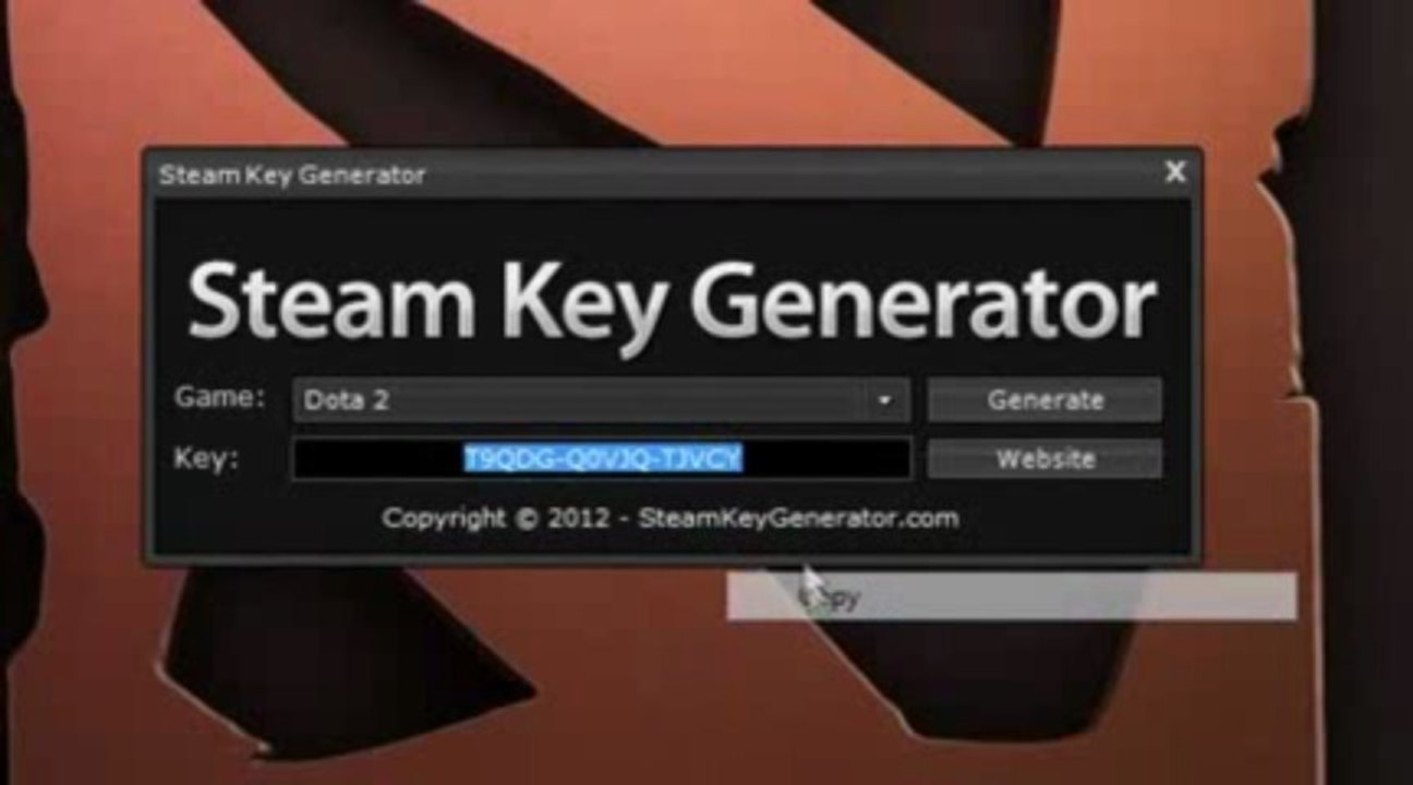 Générateur de clés Steam Juillet - August 2013 Update