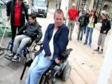 Les jeunes Noyonnais ont testé l'accessibilité aux personnes handicapées