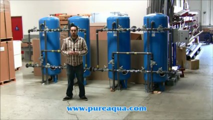 Pure Aqua| Planta de Filtración Multimedia Duplex Kuwait 2 x 64 GPM