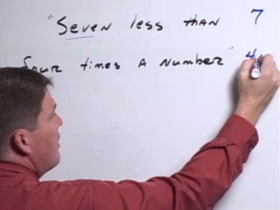 How to Build Variable Expression from Given Phrase