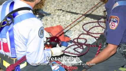 Petzl I'D Self-Braking Descender with Anti-Panic Function for Rescue