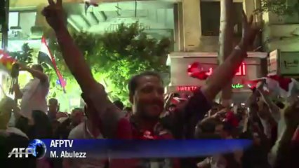 Egypte: explosion de joie à Tahrir après l'annonce de l'armée