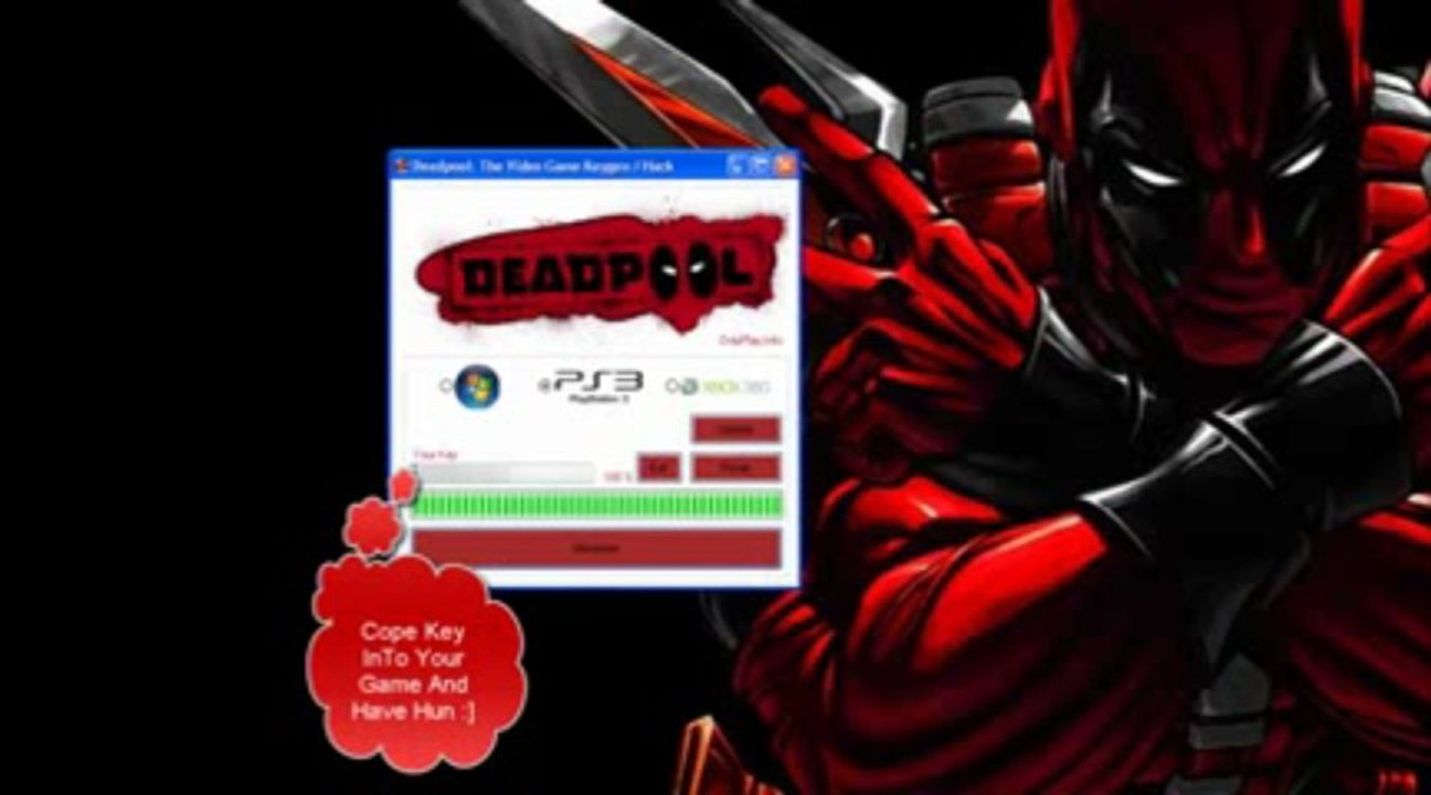 Deadpool The Video Game Keygen Hack